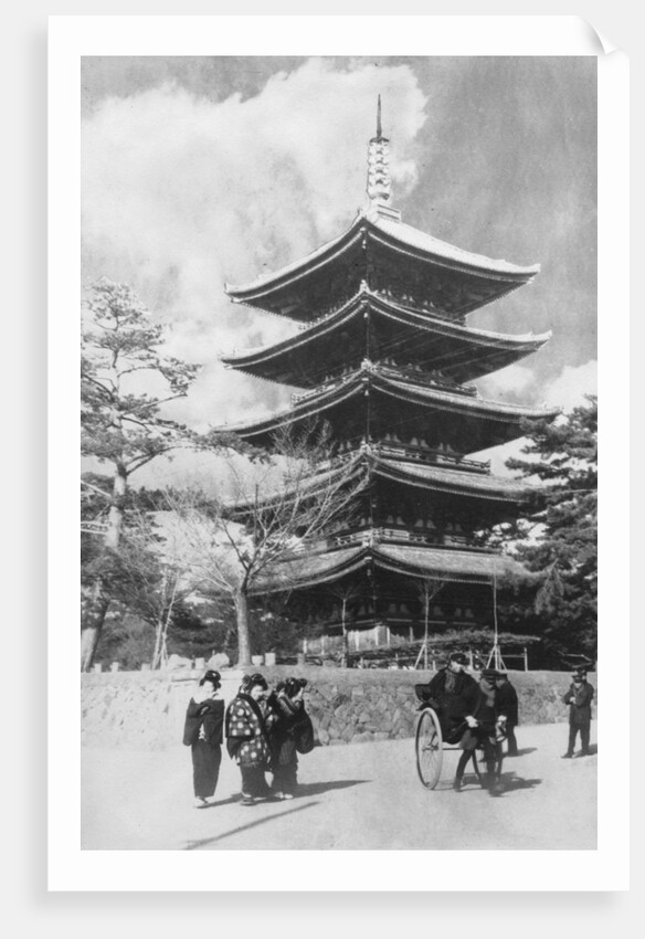 Pagoda, Nara, Japan by Anonymous