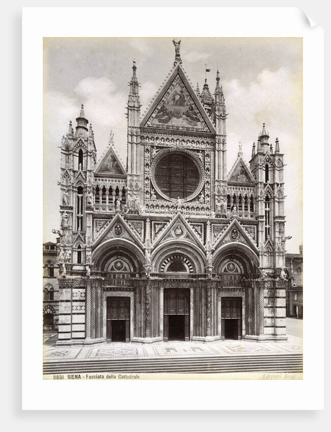 Facade of Siena Cathedral, Italy by Anonymous