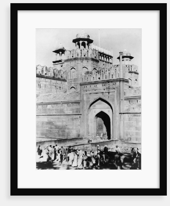 Gateway to the Red Fort, Delhi, India by Anonymous