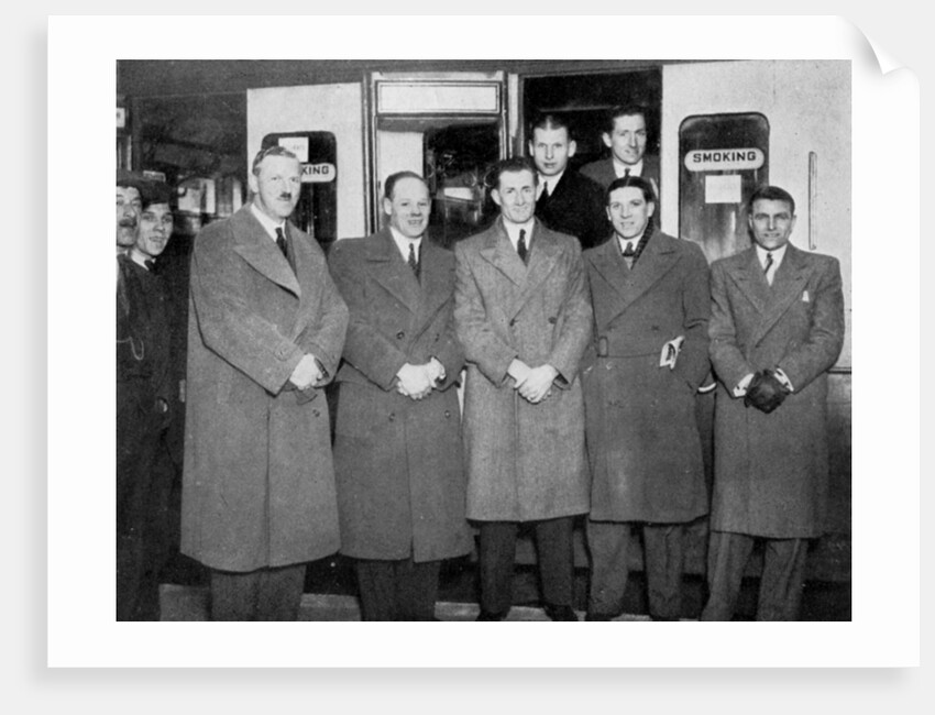 En route for Wolverhampton for the England v Wales football match by Keystone View Company