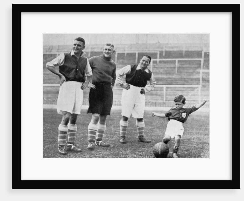 Young Tony Hapgood shows his skills at Highbury, London by Topical Press Agency