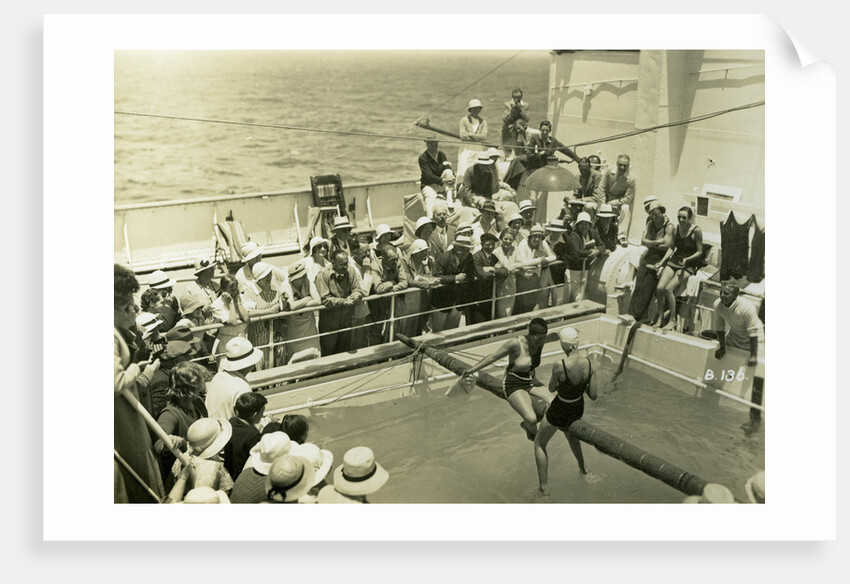 Swimming pool on board the RML Atlantis by Anonymous