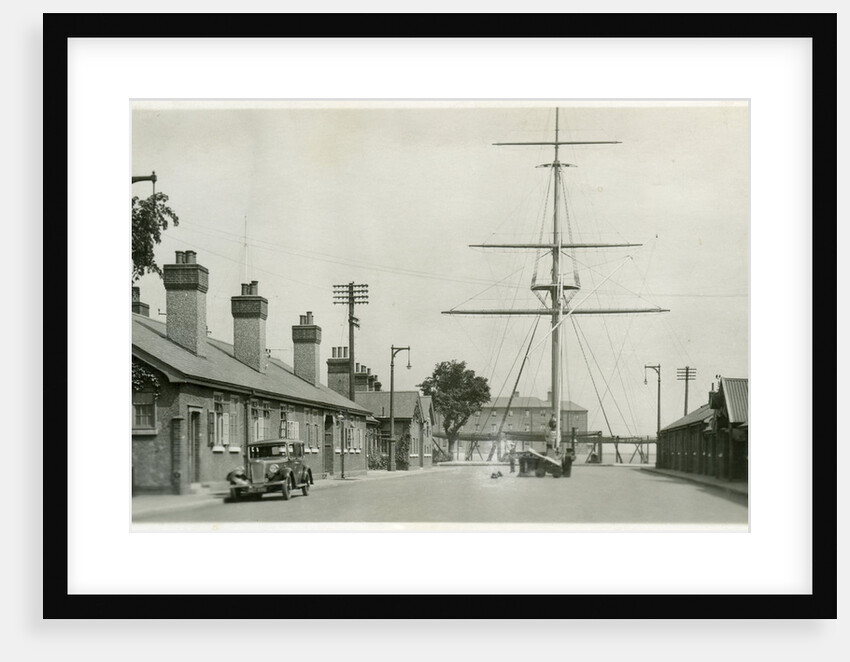 The quarterdeck, Royal Navy training establishment, Shotley, Suffolk by Anonymous