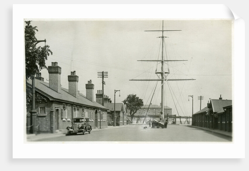 The quarterdeck, Royal Navy training establishment, Shotley, Suffolk by Anonymous