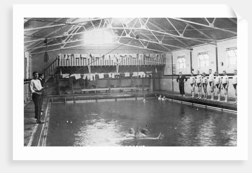 The swimming bath, Royal Navy training establishment, Shotley, Suffolk by Anonymous