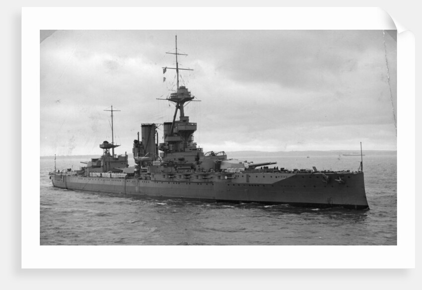 HMS Iron Duke, British battleship by Anonymous