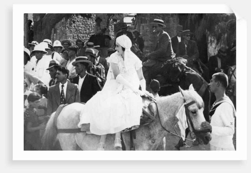 A Greek sailor's wedding, Pylos, Greece by Anonymous