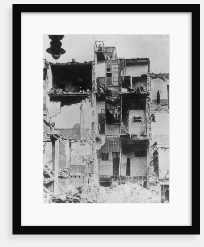 Once a grand hotel in Palma, Majorca, Spanish Civil War by Anonymous