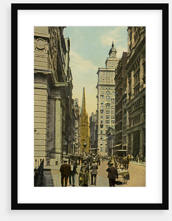 Wall Street, New York City, New York, USA by Anonymous