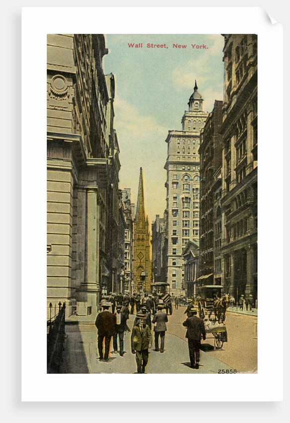 Wall Street, New York City, New York, USA by Anonymous
