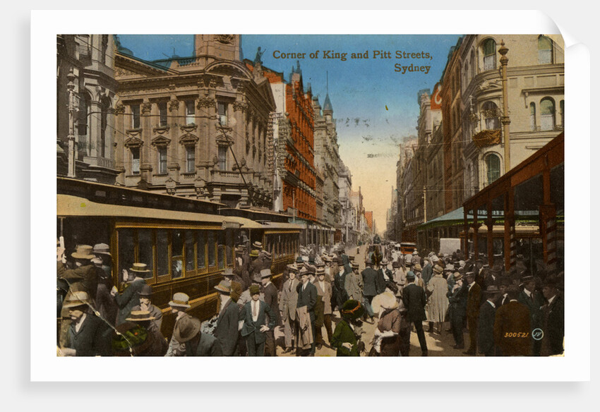 Corner of King and Pitt Streets, Sydney, New South Wales, Australia by Anonymous