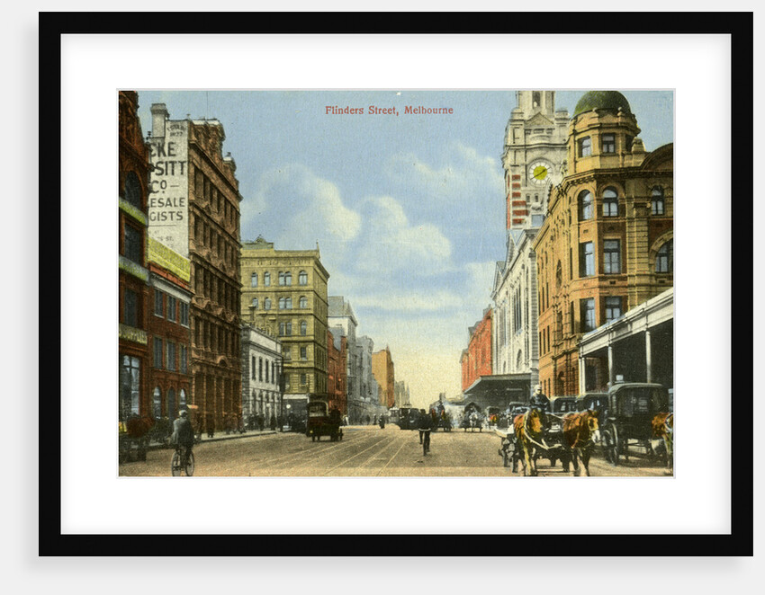 Flinders Street, Melbourne, Victoria, Australia by Anonymous