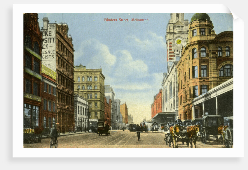 Flinders Street, Melbourne, Victoria, Australia by Anonymous