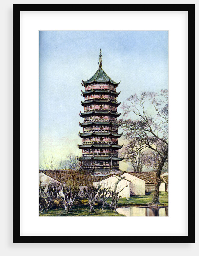 Beisi Pagoda, Suzhou, Jiangsu Province, China by Ernest Peterffy
