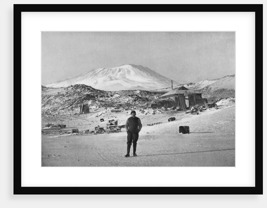 British explorer Ernest Shackleton at the Cape Royds base camp, Antarctica by Anonymous