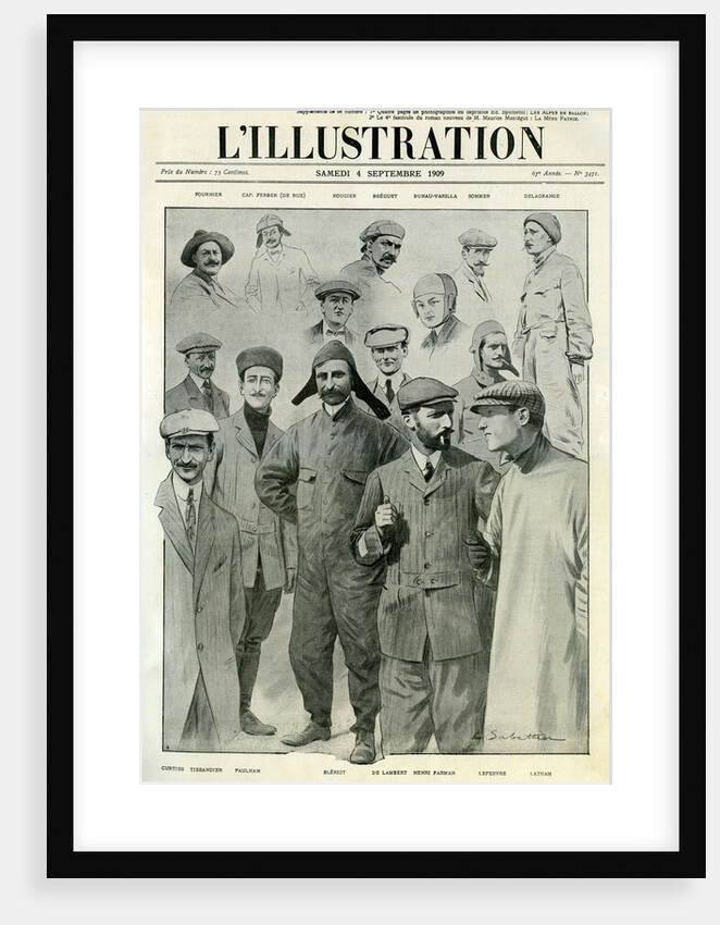 Famous aviators, cover of L'Illustration by Anonymous