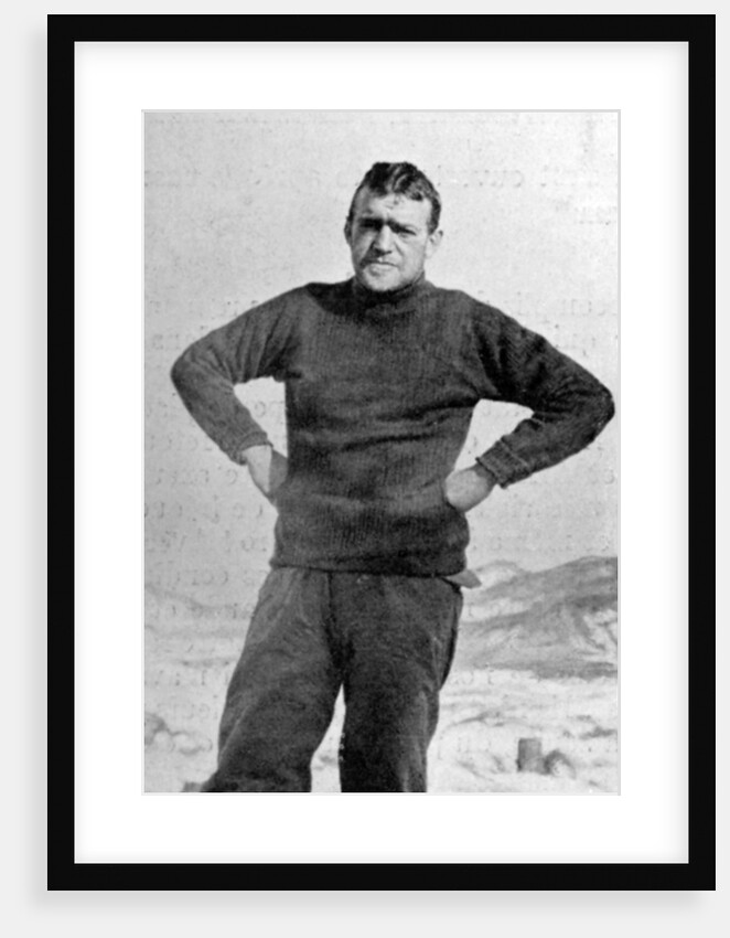 Ernest Shackleton, British explorer, Antarctica by Anonymous
