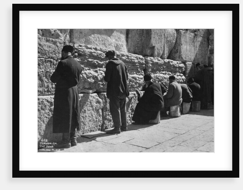 The Wailing Wall, Jerusalem by Anonymous
