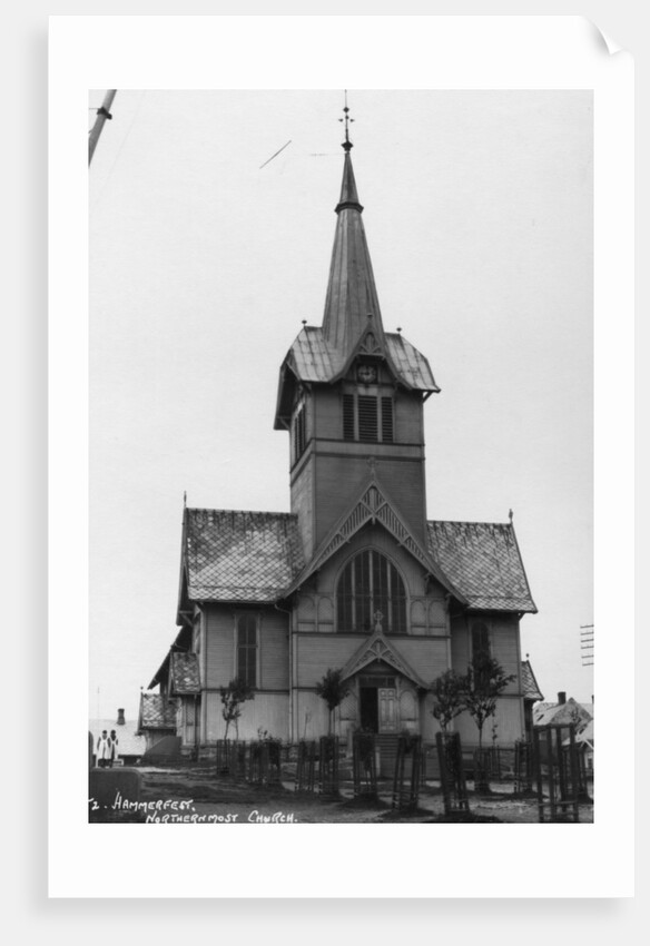 Church, Hammerfest, Finnmark, northern Norway by Anonymous