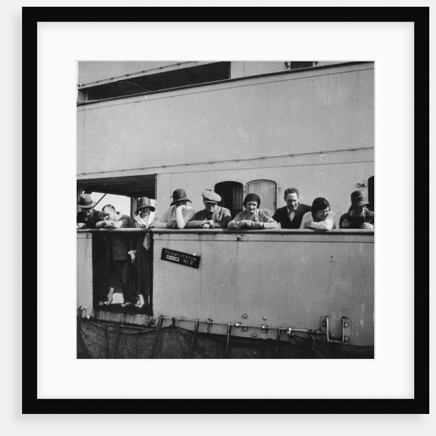 Passengers on a Cunard Line cruise to the West Indies, January-March 1931 by Anonymous