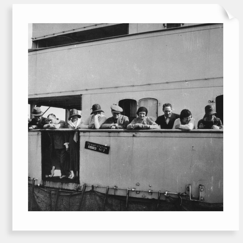 Passengers on a Cunard Line cruise to the West Indies, January-March 1931 by Anonymous