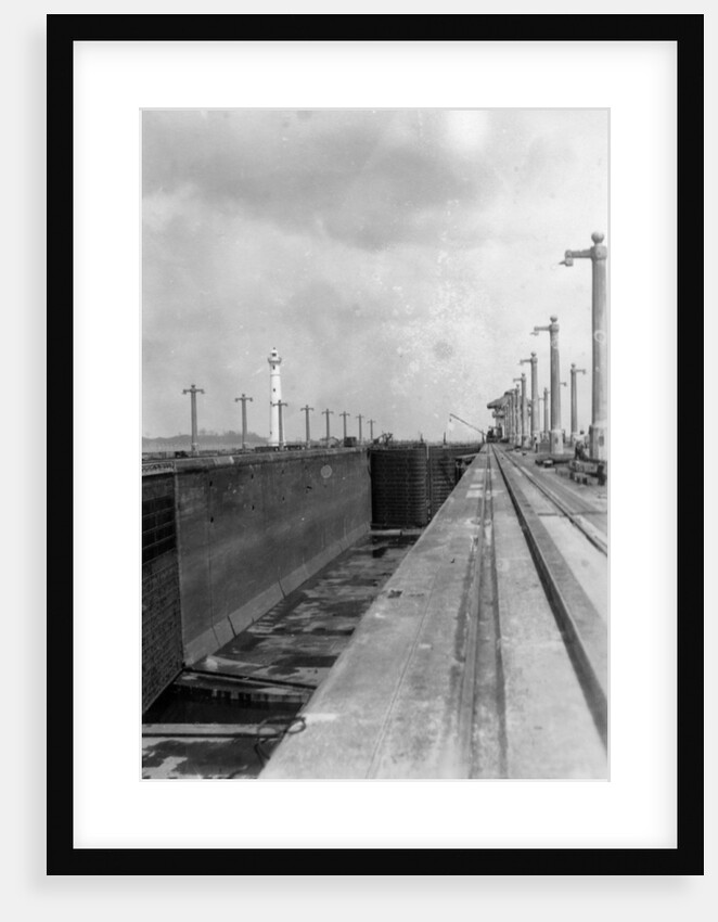 Lock on the Panama Canal by Anonymous