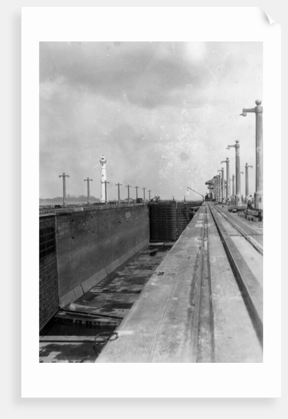 Lock on the Panama Canal by Anonymous
