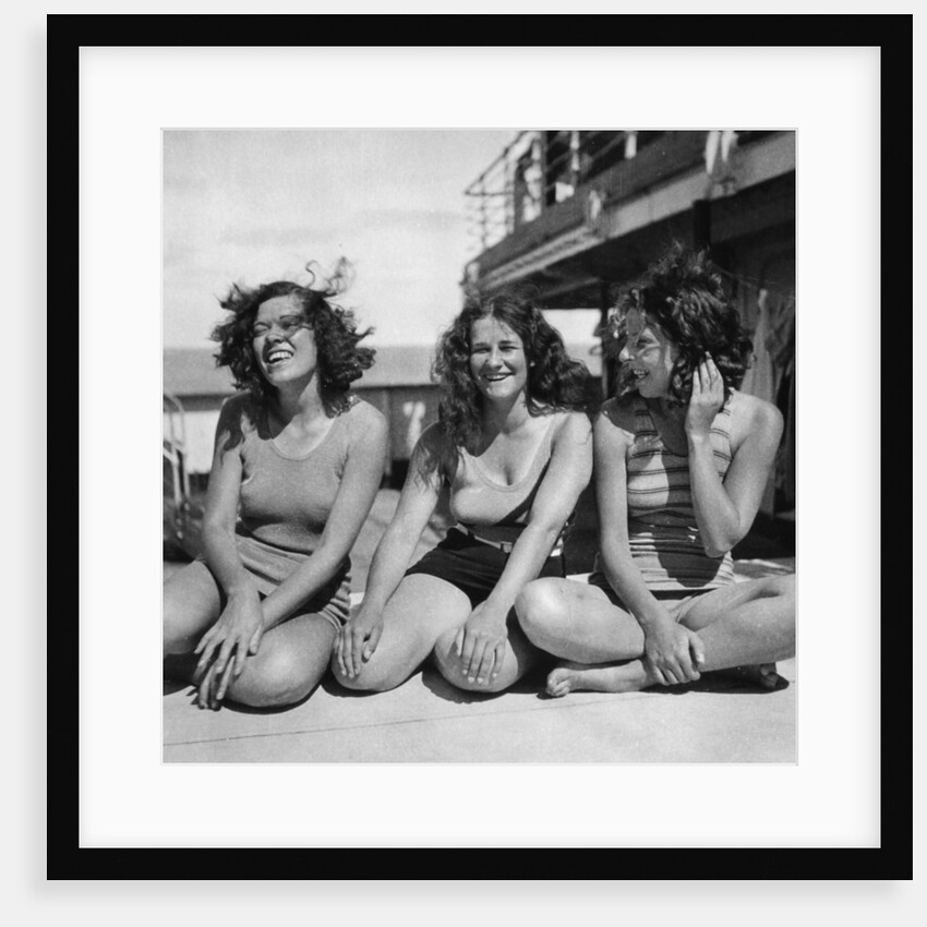 Three passengers on a Cunard Line cruise to the West Indies by Anonymous