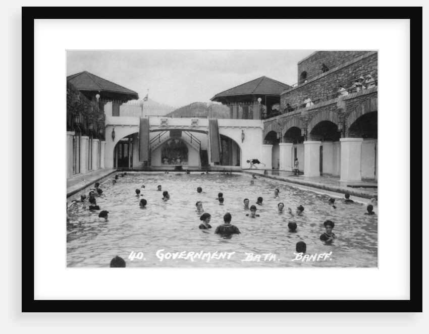 Government bath, Banff, Alberta, Canada by Marjorie Bullock