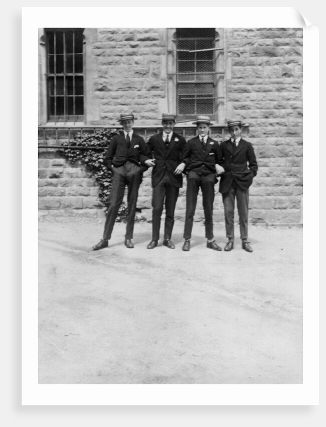 A group of schoolboys or students by Anonymous