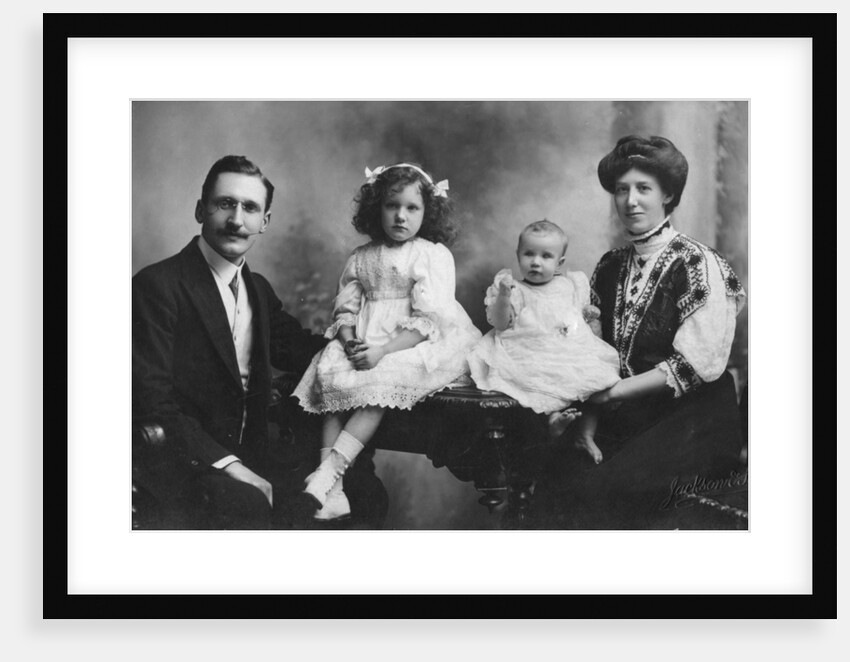 Family portrait by Anonymous