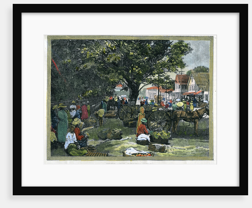 Street scene, Kingston, Jamaica by Anonymous