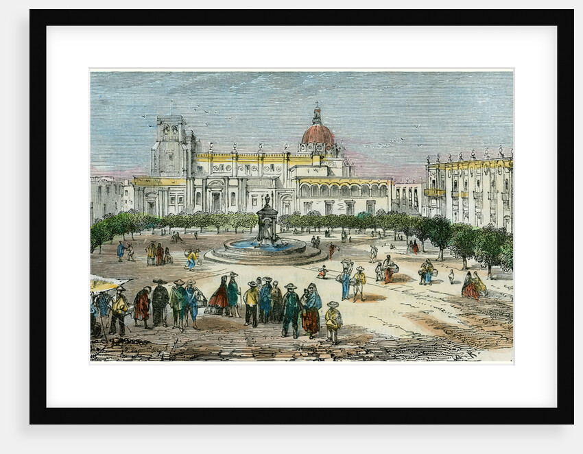 Plaza of Guadalajara, in the state of Jalisco, Mexico by Anonymous