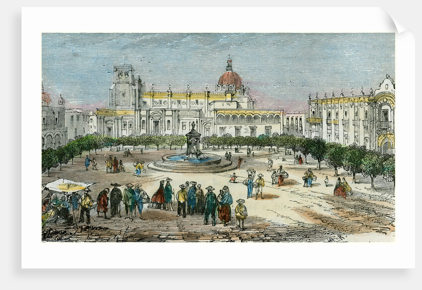 Plaza of Guadalajara, in the state of Jalisco, Mexico by Anonymous