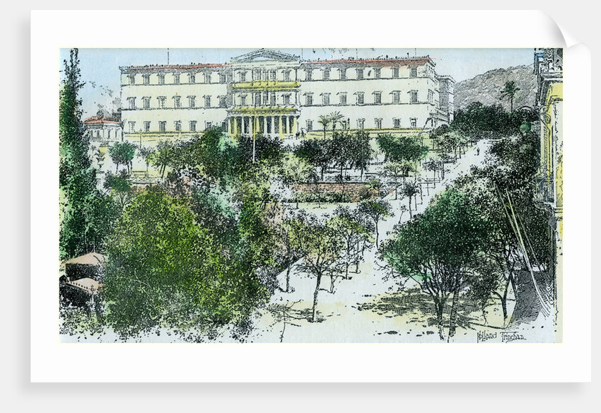 The Royal Palace, Athens, Greece by Anonymous