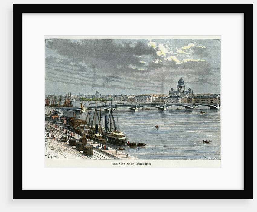 The Neva at St Petersburg by Anonymous