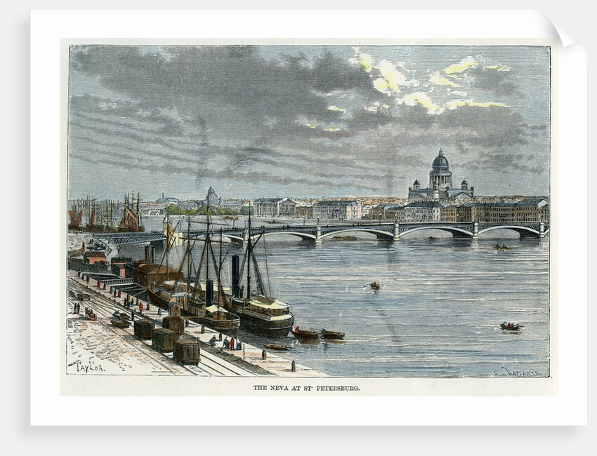 The Neva at St Petersburg by Anonymous