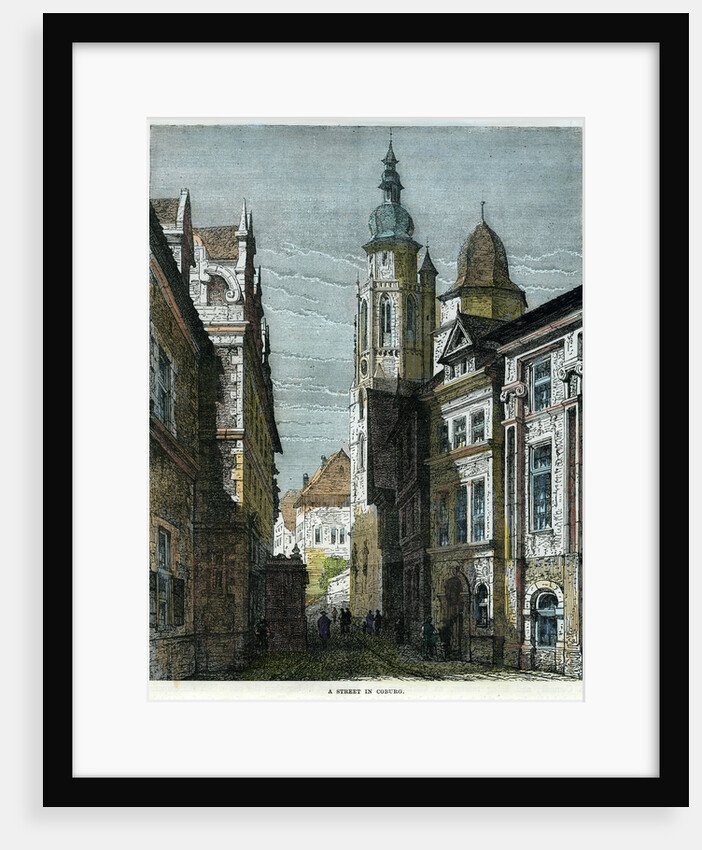 A street in Coburg, Bavaria, Germany by Anonymous