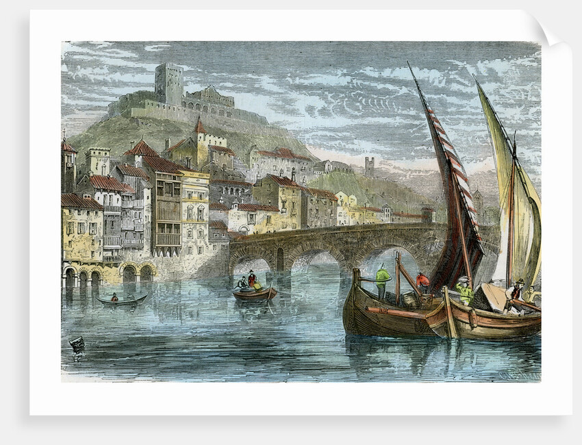 View of the city of Verona, Italy by Anonymous