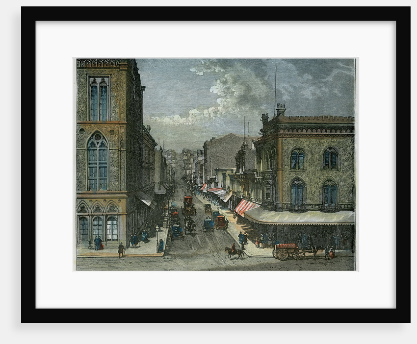 'Montgomery Street, San Francisco', California, USA by Anonymous