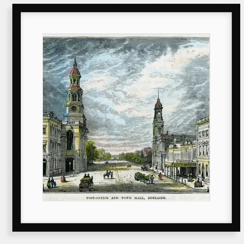 Post Office and Town Hall, Adelaide by Anonymous