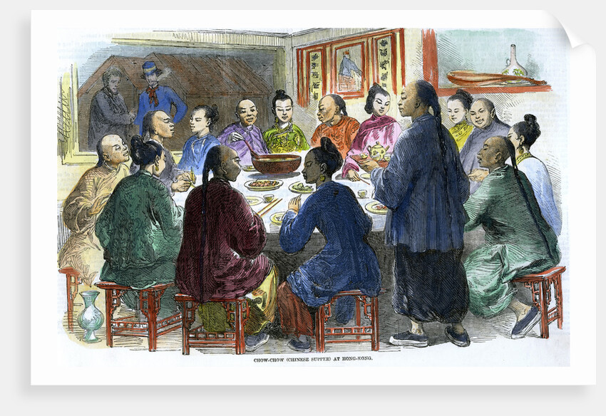 Chow-chow (Chinese supper) at Hong Kong by Anonymous