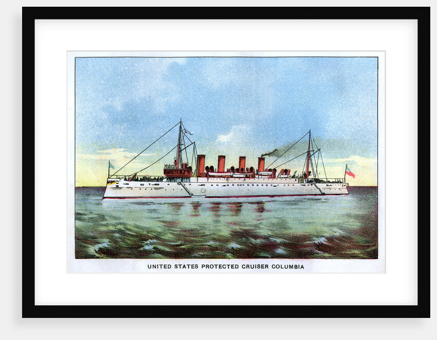 United States Protected Cruiser Columbia by Anonymous
