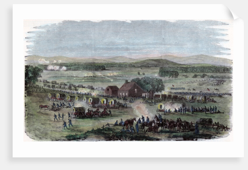 Night of the Battle Cedar Mountain, Culpeper County, Virginia, American Civil War by Anonymous