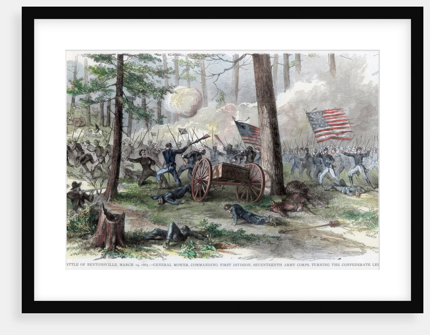 Battle of Bentonville, North Carolina, American Civil War by Anonymous