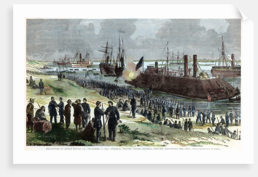 Recapture of Baton Rouge, Louisiana, American Civil War by Anonymous