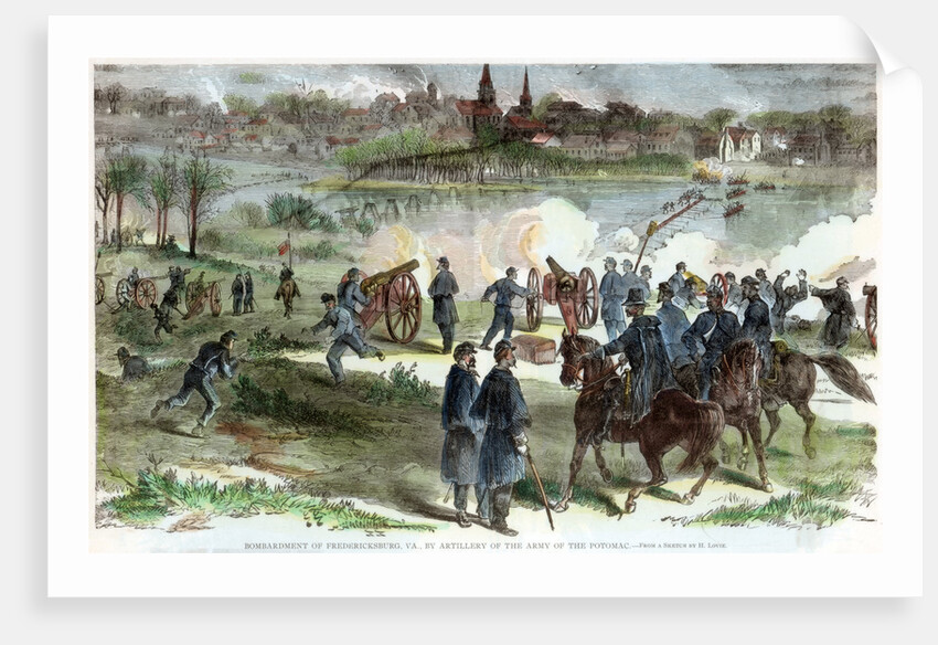 Siege of Fredericksburg, Virginia, American Civiil War by Anonymous
