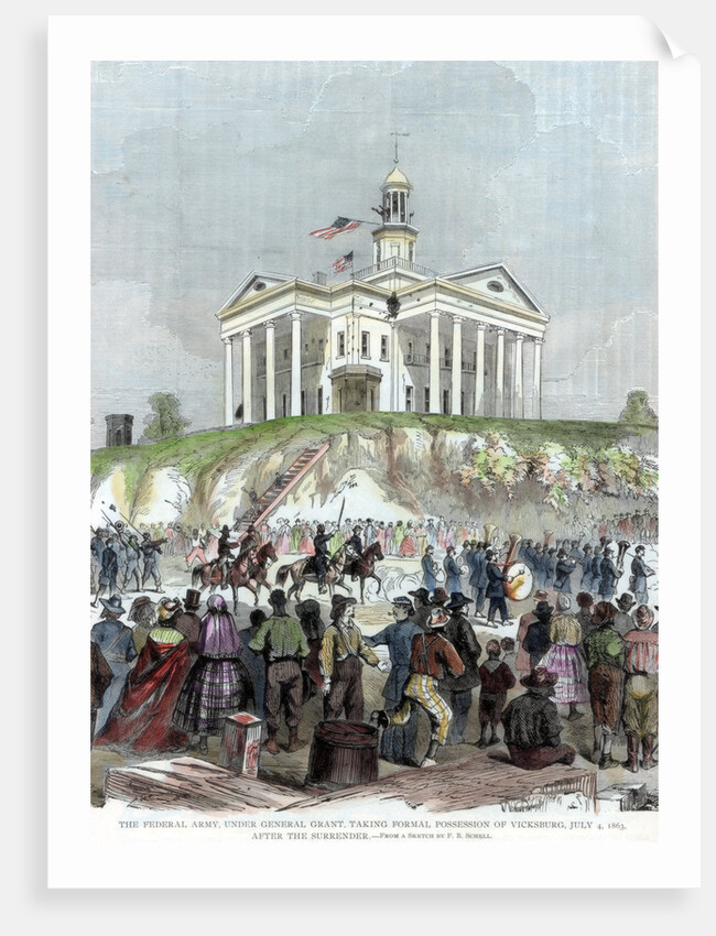 Capture of Vicksburg, Mississippi, by the Union army, American Civil War by Anonymous