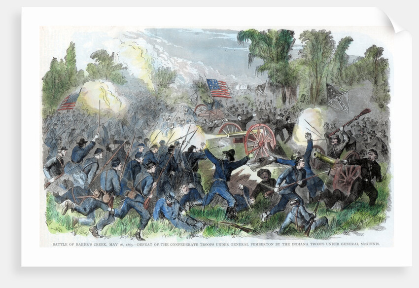 Battle of Baker's Creek, Mississippi, American Civil War by Anonymous