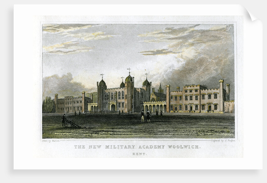 The New Military Academy Woolwich, Kent by J Rogers
